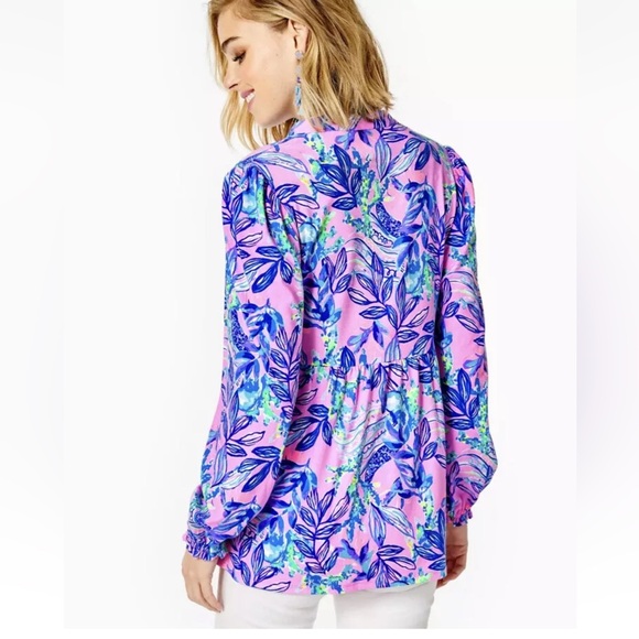 Lilly Pulitzer Winona Knit Tunic Top Just A Lil Jelly - Picture 2 of 8